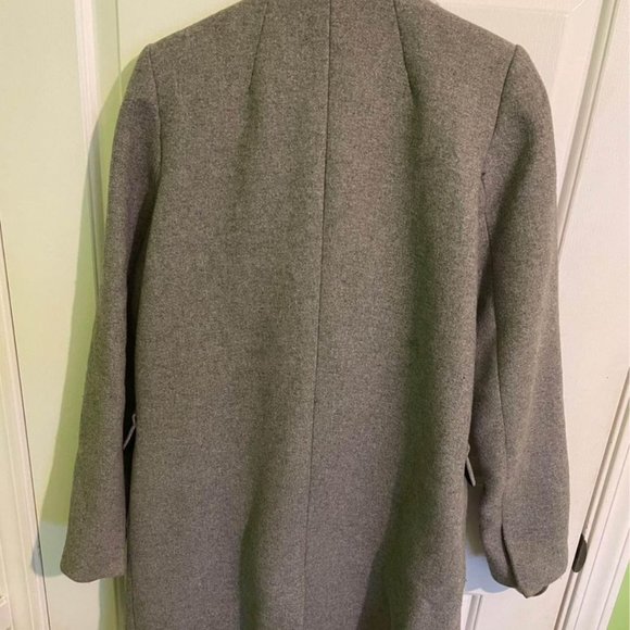 Zara Grey Coat (Small) - Trafaluc Outerwear - Picture 3 of 4